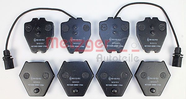 METZGER 1170364 Bremsbelagsatz, Scheibenbremse